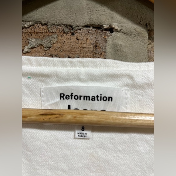 Reformation Dionne white denim mini dress - Picture 5 of 11